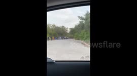 US: Voters Lined Up For First Day Of Early Voting In Texas 4