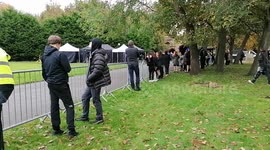 Batman filming Anfield cemetery