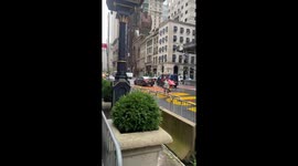 NYC Trump supporter screams that 'Trump is Jesus!' in bizarre clip