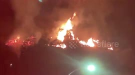 Griffith Park-area engulfed in flames in Los Angeles