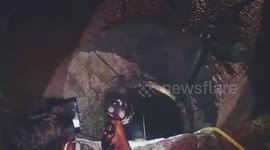 Man saved after accidentally falling into well in southern India