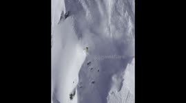Freeride Pro rides in an avalanche