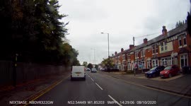 Inpatient driver recklessly speeds along footpath in Birmingham, UK
