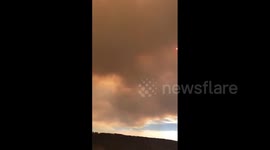 US: Smoky Morning In Larimer County, Colorado After Cameron Peak Fire Flared Up Overnight 3