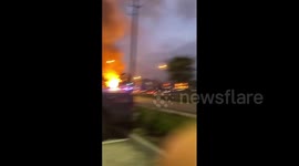 US: Massive Fire Engulfs Under-Construction Apartment Complex In Katy, TX 2