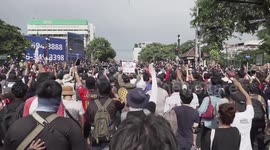 Government declares state of emergency after demonstrators confront royal family