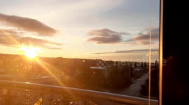 Time lapse sunrise in Europe after 5 days of Rains