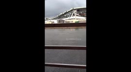 Factory destroyed by powerful tornado in Vietnam