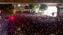 Thailand Protest: Thousands Fill Roads In Bangkok For Huge Rally