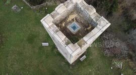 The ancient Medieval Tower in Italy