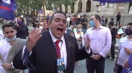 'End Jew hate' protest in Manhattan against coronavirus restrictions impacting Orthodox communities