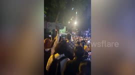 Thai Protesters Attack Police Truck In Bangkok