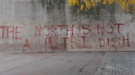 Lockdown Protest Graffiti Manchester