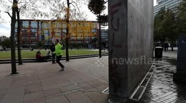 Anti Lockdown Graffiti Manchester