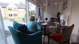 Senior citizens at a UK care home are rejoicing about a specially-built lodge with a protective screen which enables them to see their loved ones despite newly tightened COVID restrictions