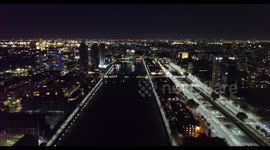 Buenos Aires Argentina Puerto Madero en drone Sin Editar