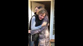 US mum's emotional reaction after daughter surprises her at Thanksgiving