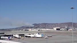 US: 4-Alarm Brush Fire Breaks Out Near Sign Hill In South San Francisco, CA 3