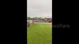 US: Long Lines On Day 1 Of Early Voting In New Orleans, Louisiana