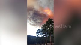 Cameron Peak Fire Fills Sky With Smoke And Flames