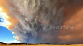 Cameron Peak Fire Time-lapse Shows Smoke In Colorado