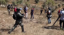 Israeli forces clash with Palestinian activists and farmers in West Bank