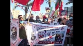 Palestinian take part in on the anniversary the17th of October in the northern Gaza Strip