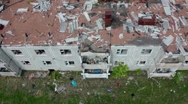 Russia life in old village in central Siberia