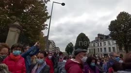 France: People Pay Tribute To Teacher Beheaded After Showing Muhammad Caricatures In Class