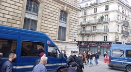 The start of the Paris protest against the killing of Samuel Paty