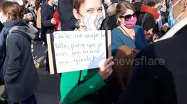 Thousands attend Charlie Hebdo rally in Paris after terrorist beheading of French teacher