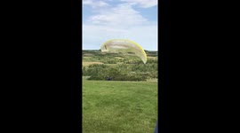 Paragliding crash