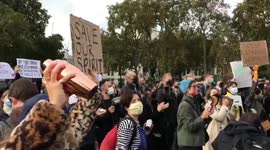 Hospitality workers gather in London to protest 'unfair' lockdown rules