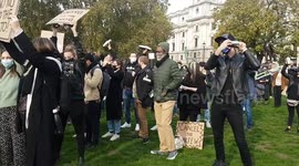 UK hospitality workers unite to protest against government Covid restrictions