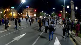 101st day of protests demanding the resignation of Prime Minister Boyko Borissov and Chief Prosecutor Ivan Geshev in Sofia, Bulgaria