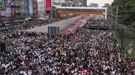 Thailand: Pro-Democracy Protesters Occupy Intersection In Bangkok