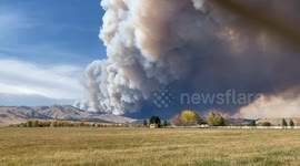 Dramatic timelapse of the Calwood Fire, in Boulder, Colorado