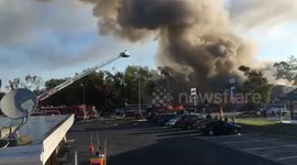 Explosion seen destroying building at Virginia town