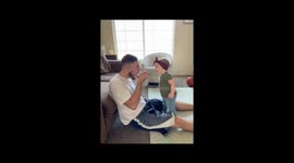 Little Girl Wants To Share His Daddys Food, Her Use of Sign Language is Super Cute