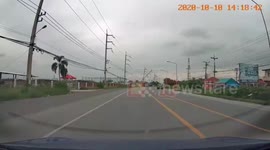 Driver crashes into electricity post dragging down eight others in domino effect