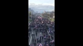 Over 50,000 march in Belarus against authoritarian leader