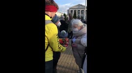 Pensioners in Belarus protest against the Lukashenko government