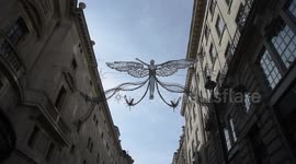 Christmas Lights Go Up In London