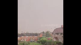 Lightning Hits Neighbours House Captured Perfectly