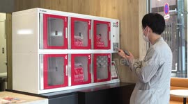 KFC restaurants in Tokyo have food lockers to avoid any human contact