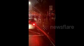 Hundreds gather in support of injured scooter driver in Providence, Rhode Island