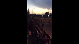 'They are shooting at us': Protesters run as gunshots fired in Lagos
