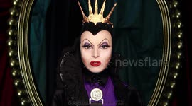 Norwegian makeup artist transforms herself into the Evil Queen from Disney's 'Snow White'
