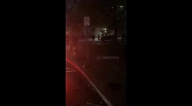 Providence Police Pursue Protestors