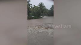 Floods Swamp Homes After Heavy Rain In The Philippines